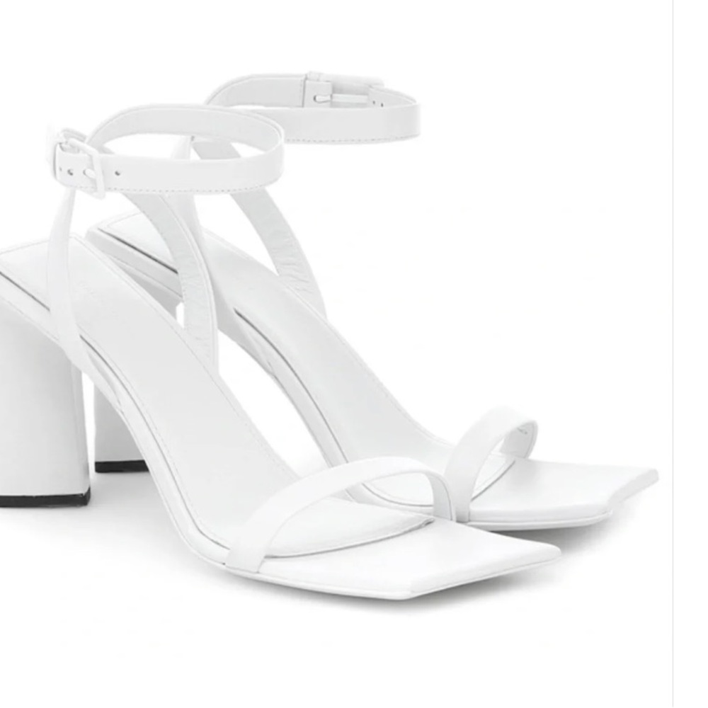 Balenciaga white moon heels size womens 8